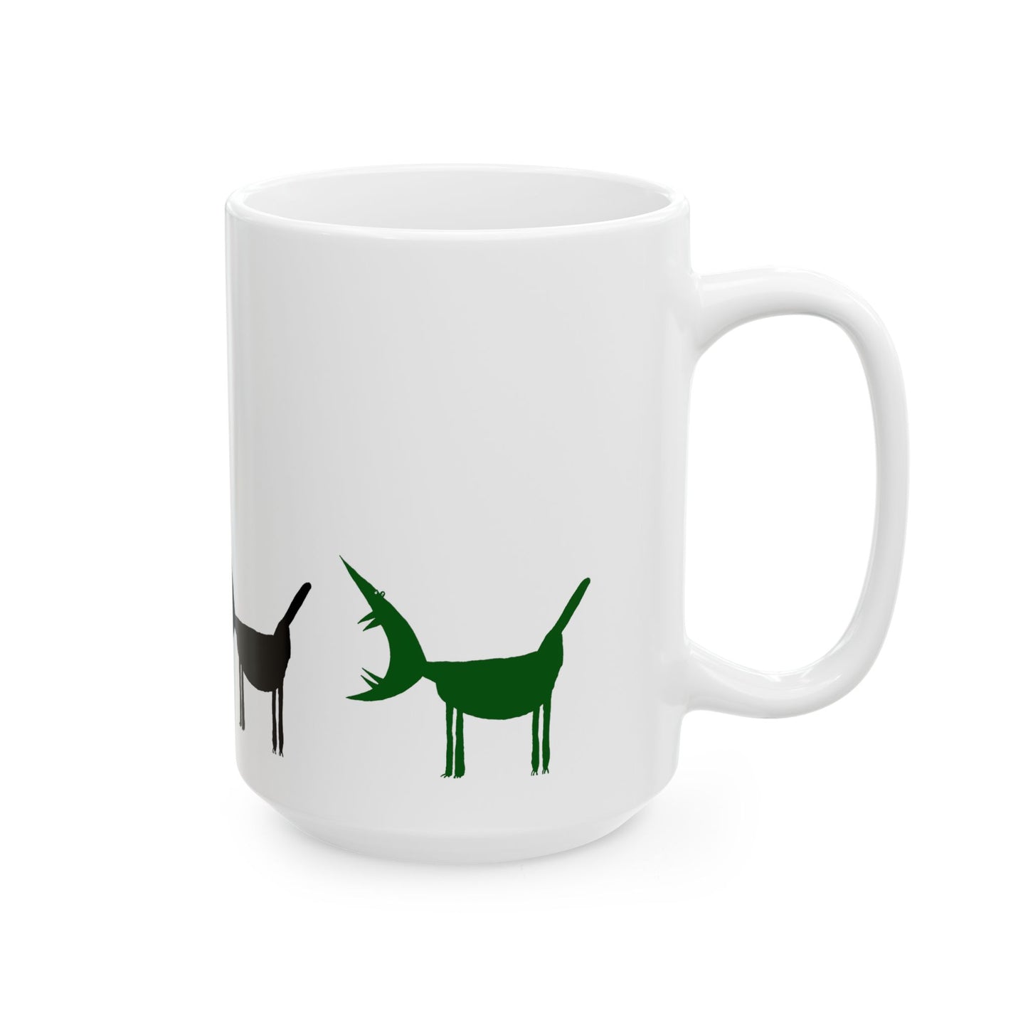 ARF! - Multi-color Ceramic Mug, (11oz, 15oz)