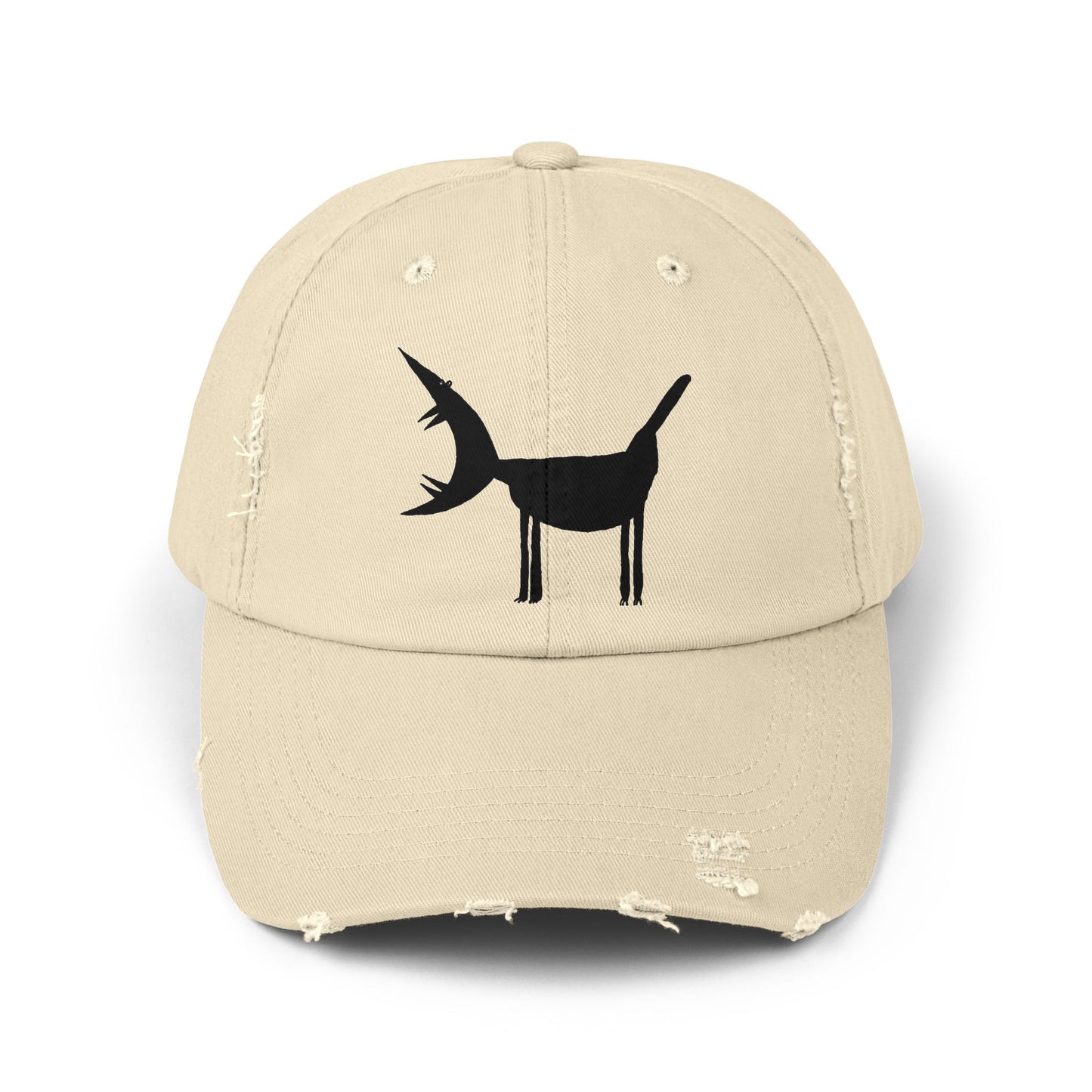 ARF! - Printed Art on Unisex Distressed Cap