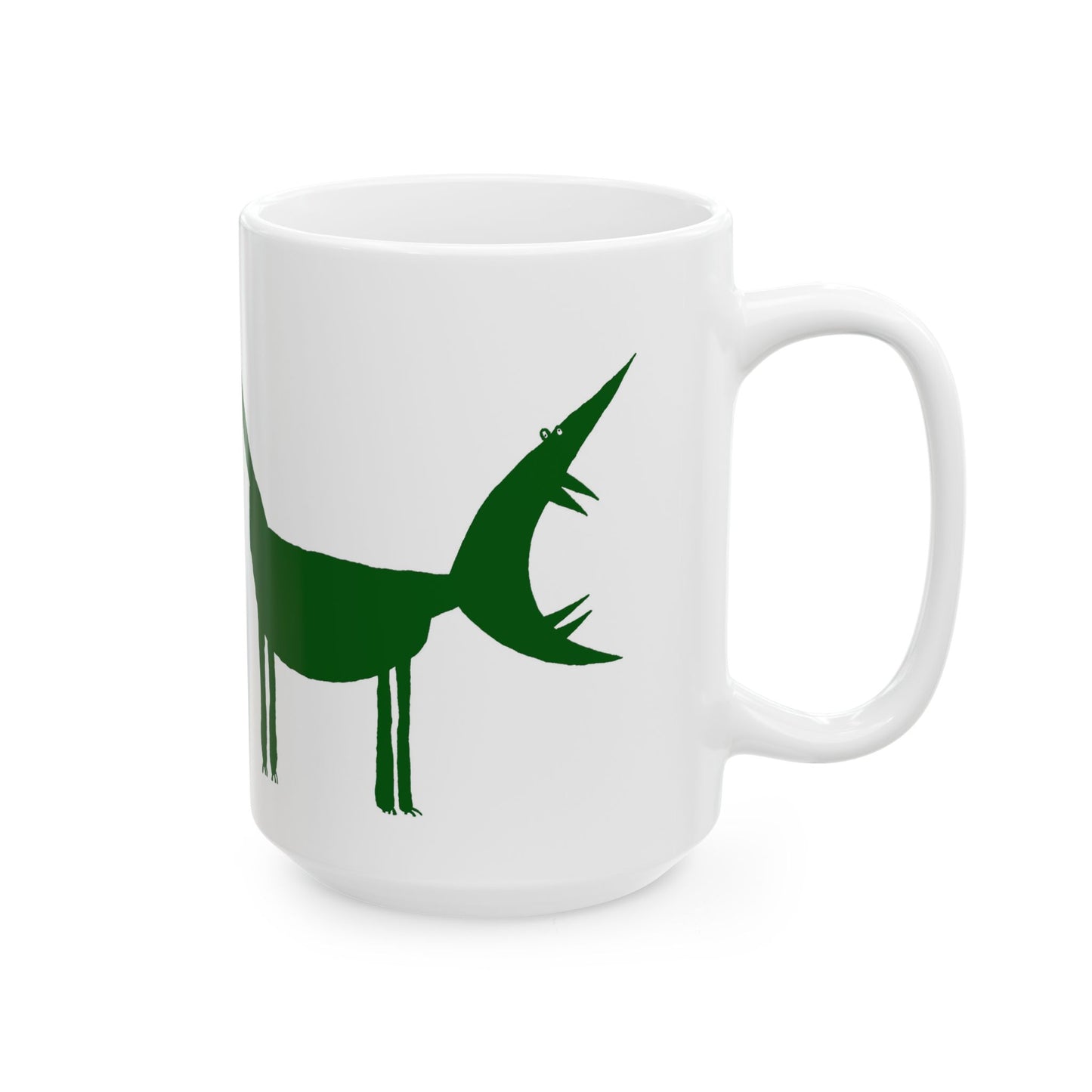 ARF! - Green Ceramic Mug, (11oz, 15oz)