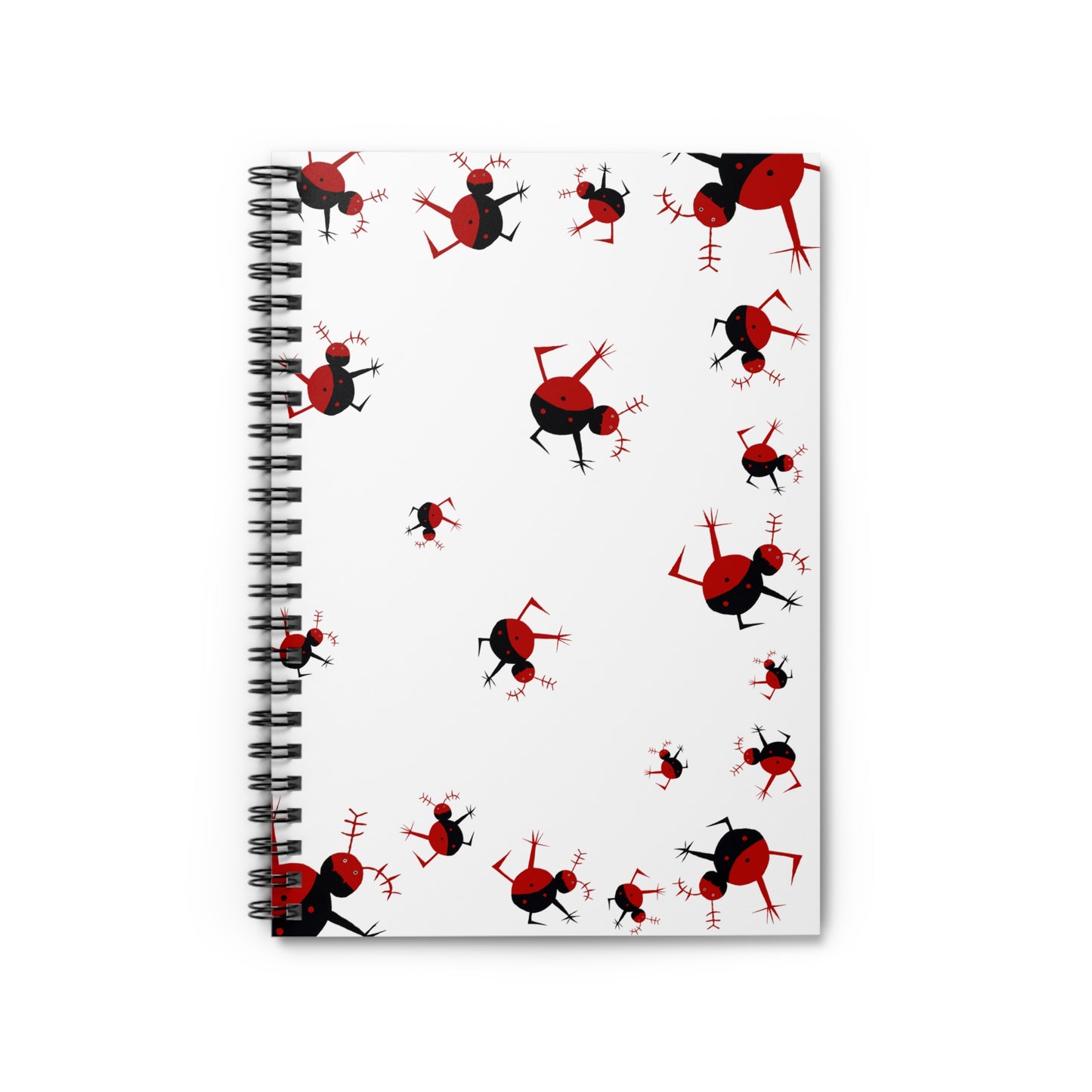 JUBA - Spiral Notebook - All Over Design Ruled Line