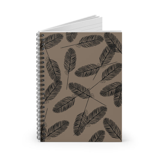FEATHER FLIGHT - Spiral Notebook - Ruled Line