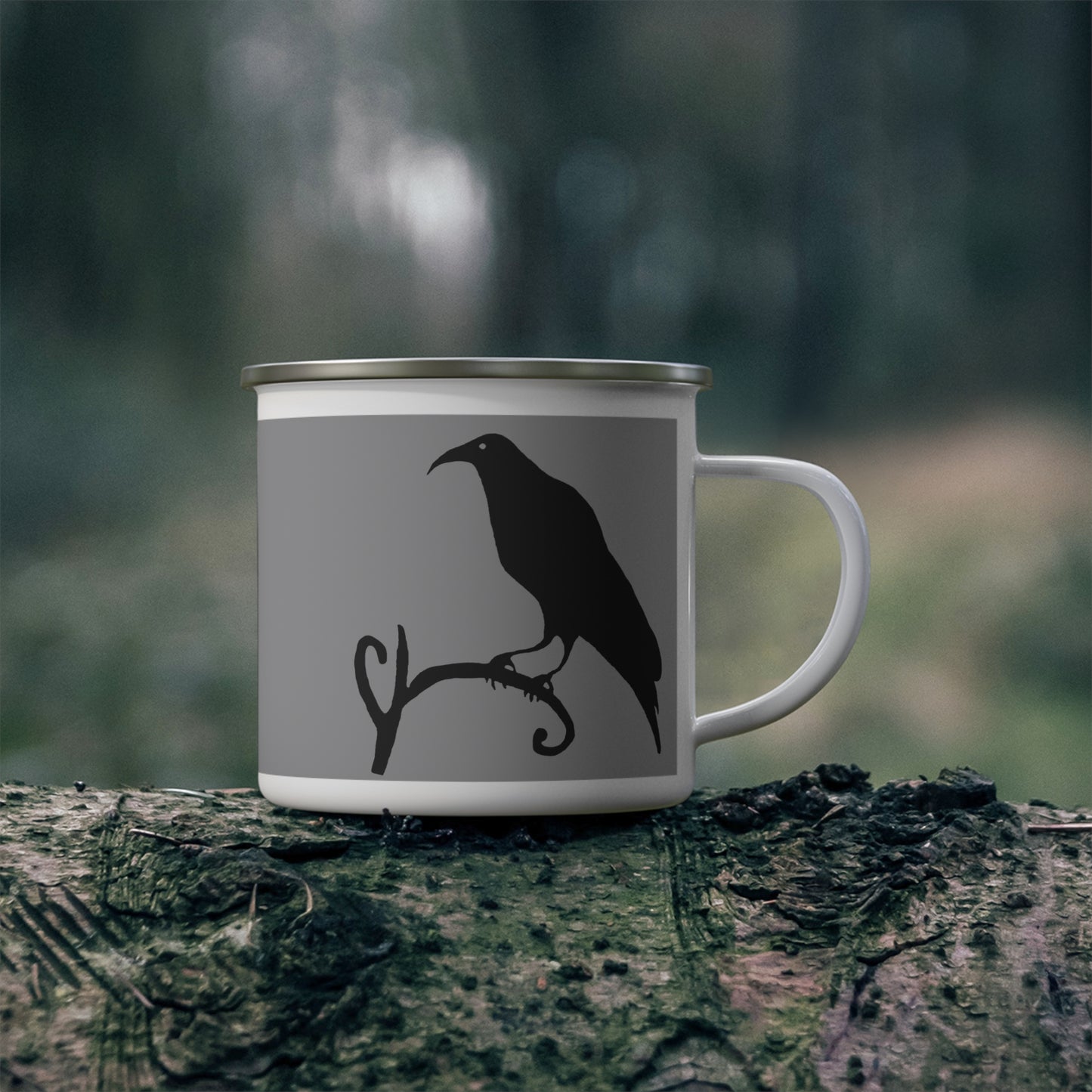 RAVEN - Enamel Camping Mug