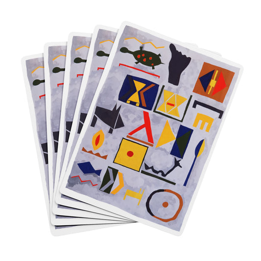 P-Heiroglyphics-Poker Playing Cards