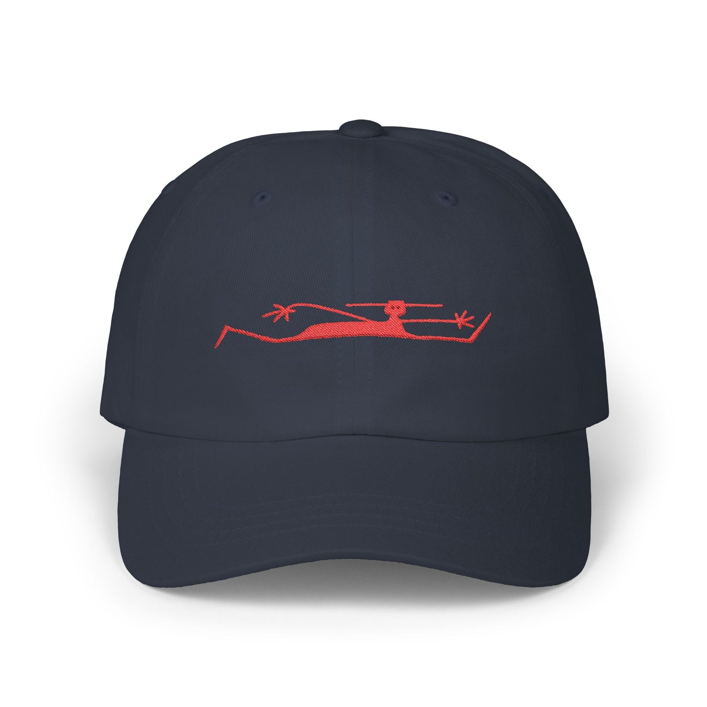 STRIVE - Red Embroidered Classic Style Cap