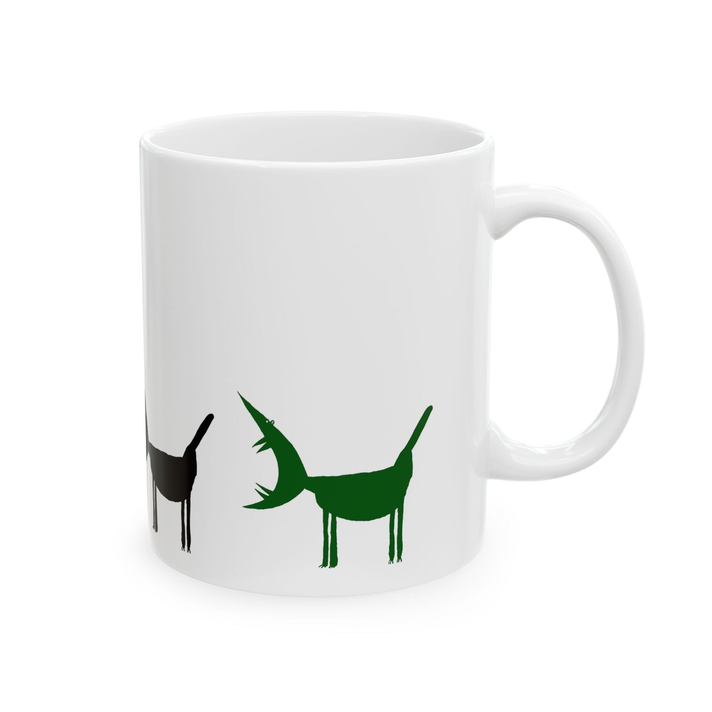 ARF! - Multi-color Ceramic Mug, (11oz, 15oz)