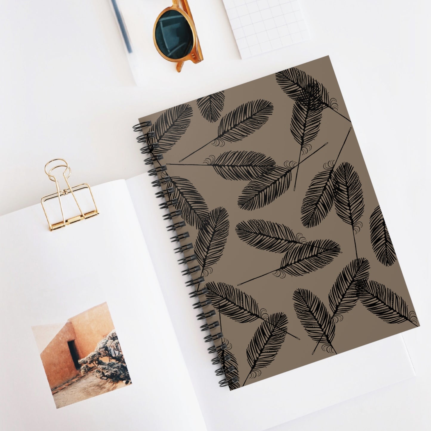 FEATHER FLIGHT Spiral Notebook - Ruled Line