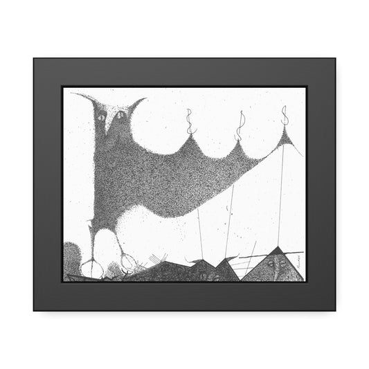OWL PEAK - Framed Paper Print