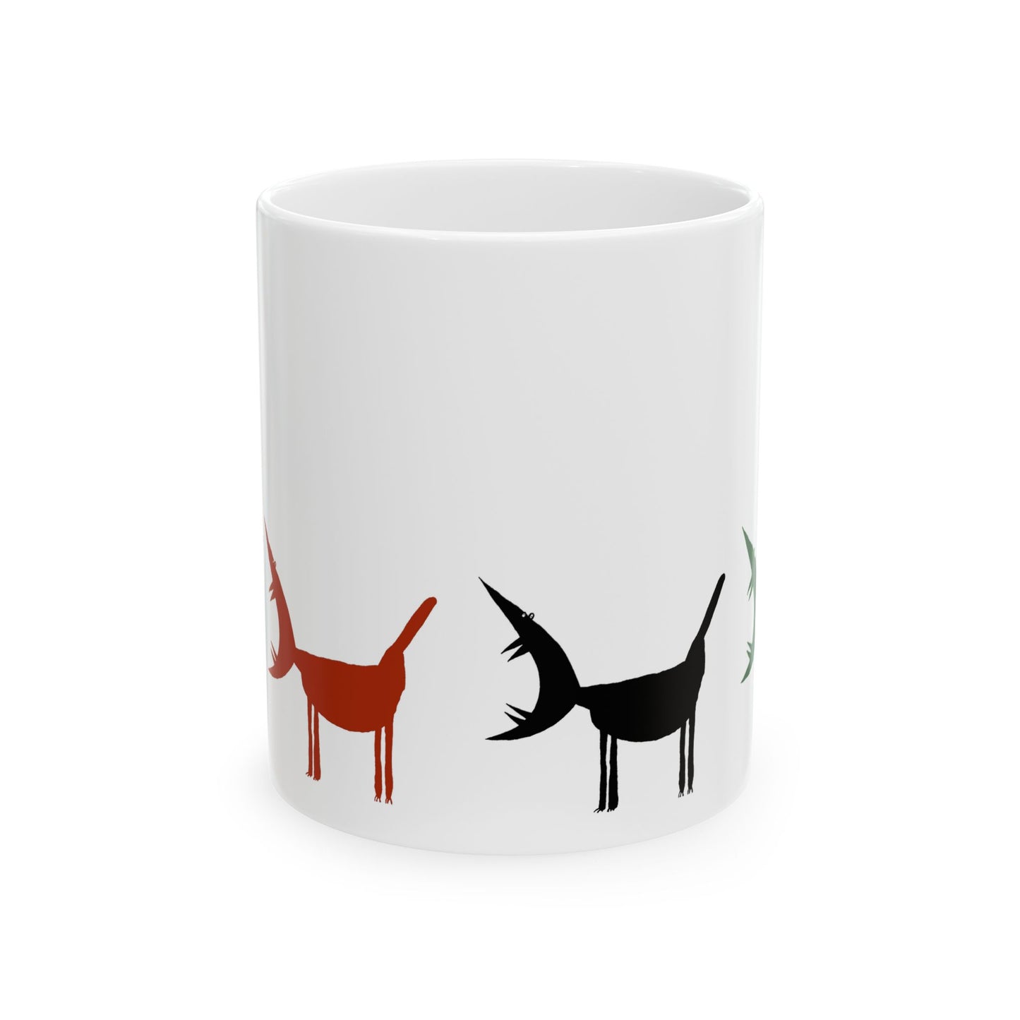 ARF! - Multi-color Ceramic Mug, (11oz, 15oz)