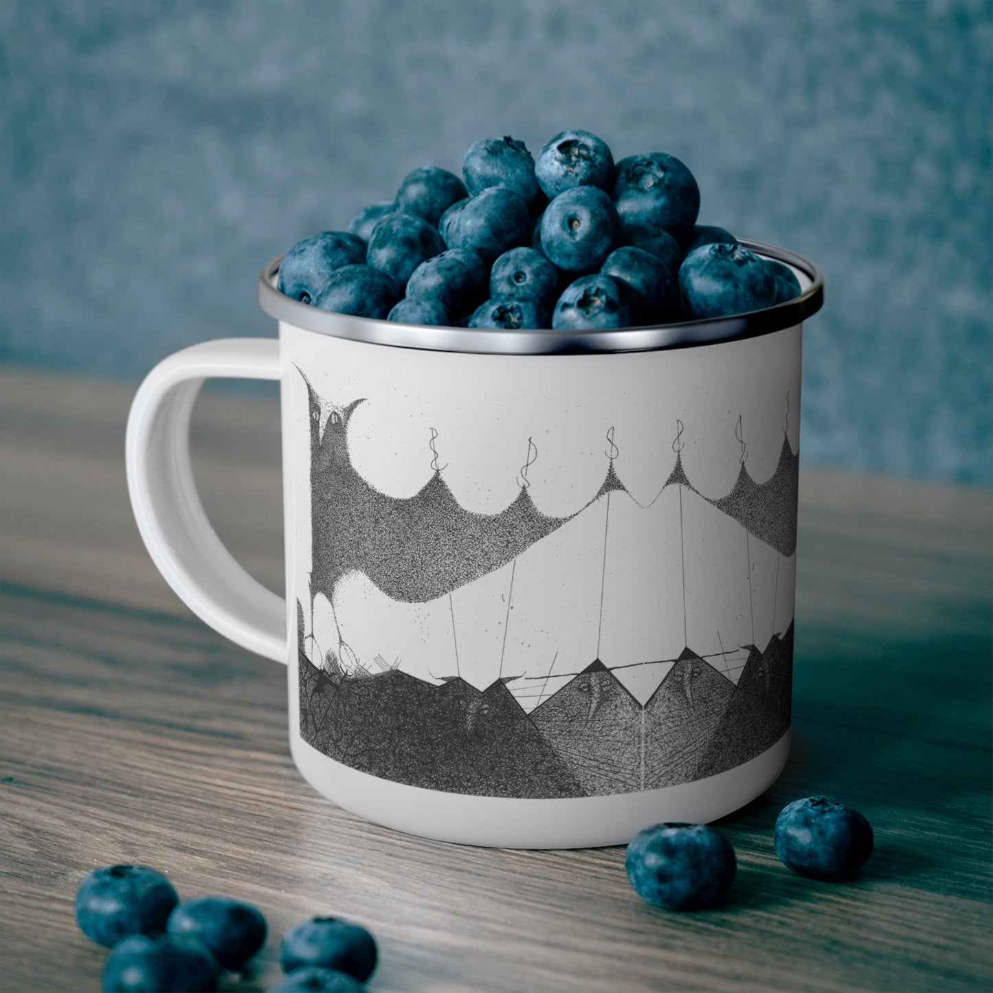 OWL PEAK - Enamel Camping Mug