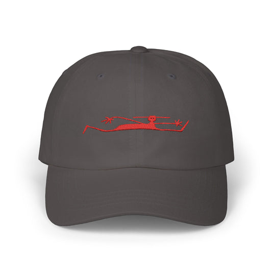 STRIVE - Red Embroidered Classic Style Cap