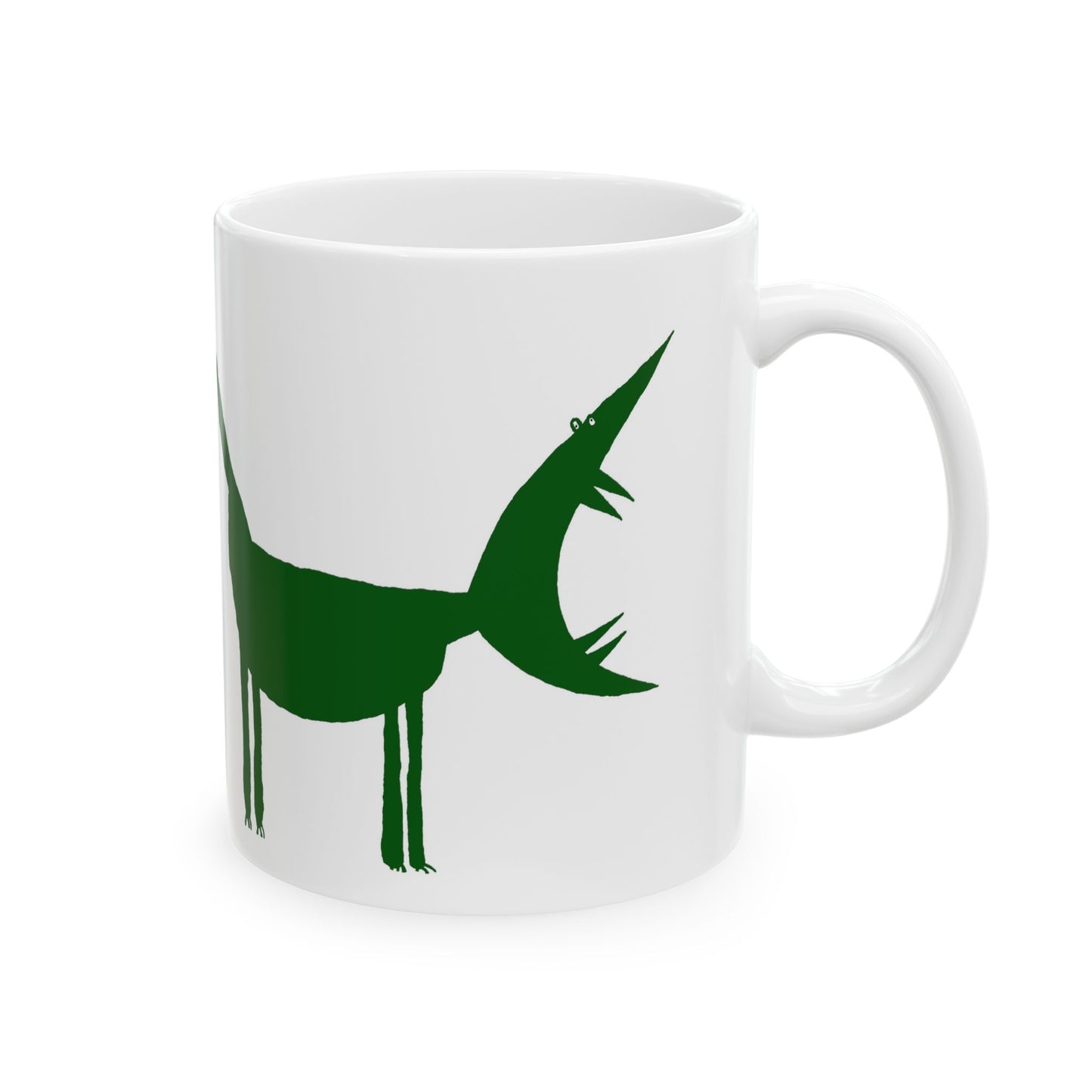 ARF! - Green Ceramic Mug, (11oz, 15oz)