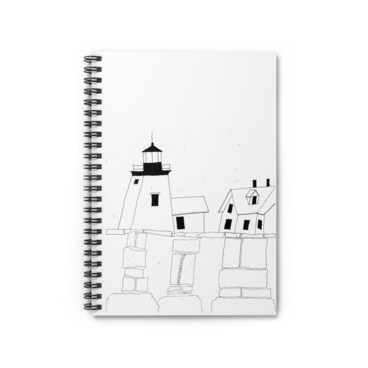 MAINE LIGHTHOUSE - Spiral Notebook - Ruled Line