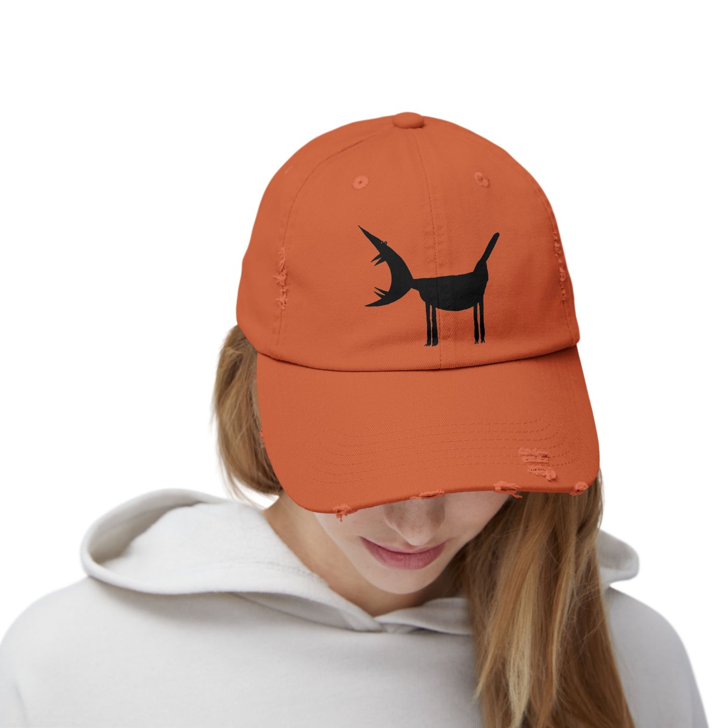 ARF! - Printed Art on Unisex Distressed Cap