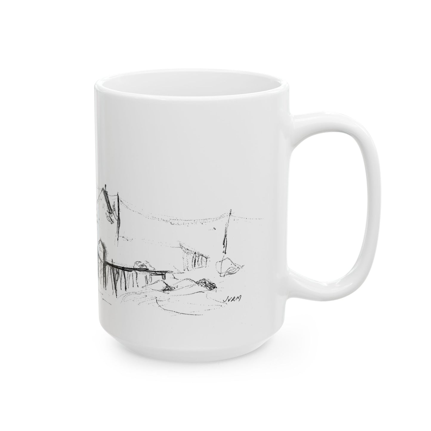 HARBOR PIER - Ceramic Mug  11oz,  15 oz