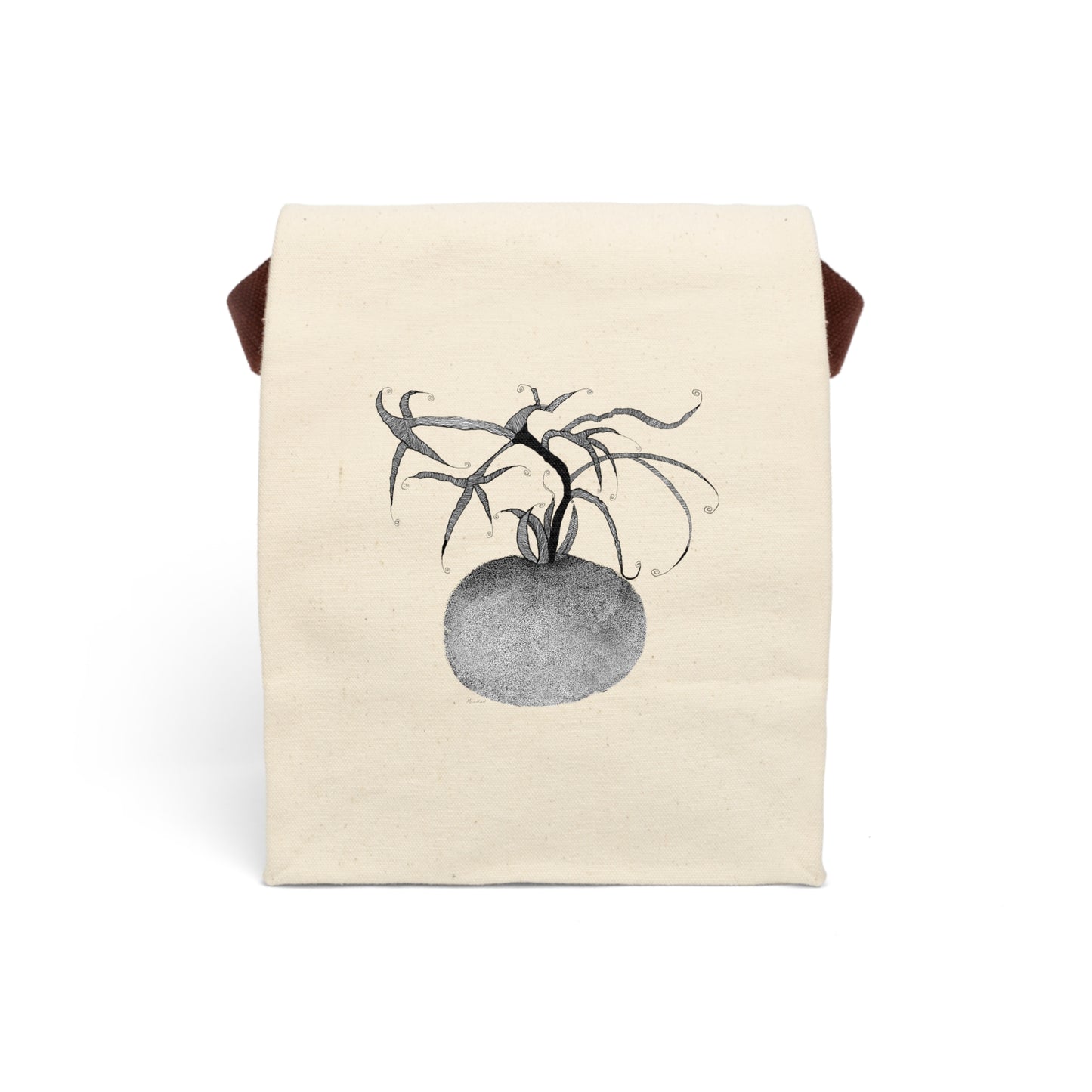 TOMATO - Canvas Lunch Bag With Strap