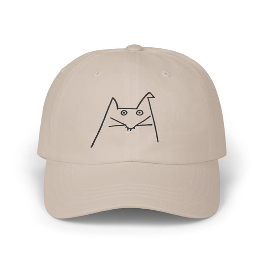 SNAG - Black Embroidered Classic Style Cap