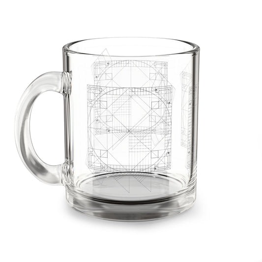 STUDY - Glass Mug, 10oz