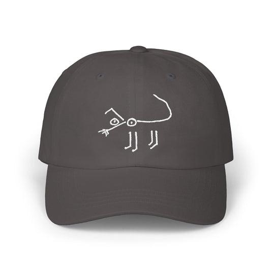FEISTY - White Embroidered Classic Style Cap