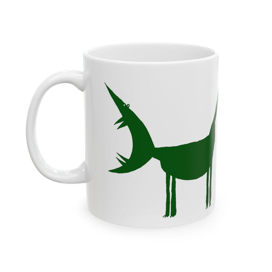 ARF! - Green Ceramic Mug, (11oz, 15oz)