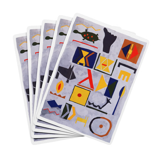 P-Heiroglyphics-Poker Playing Cards