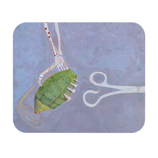 PINEAPPLE SHELL AND SCISSORS - Mouse Pad (Rectangle)