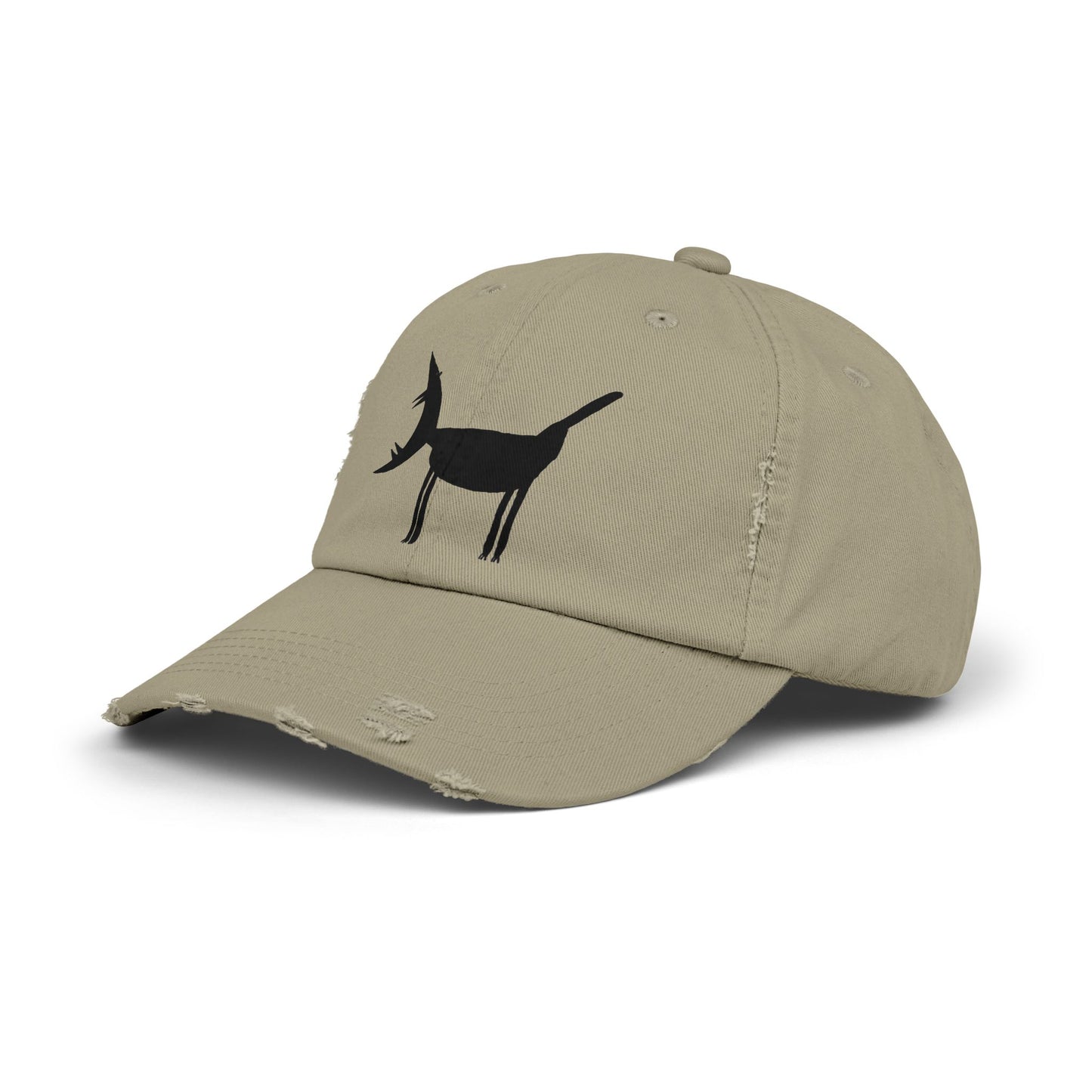 ARF! - Printed Art on Unisex Distressed Cap