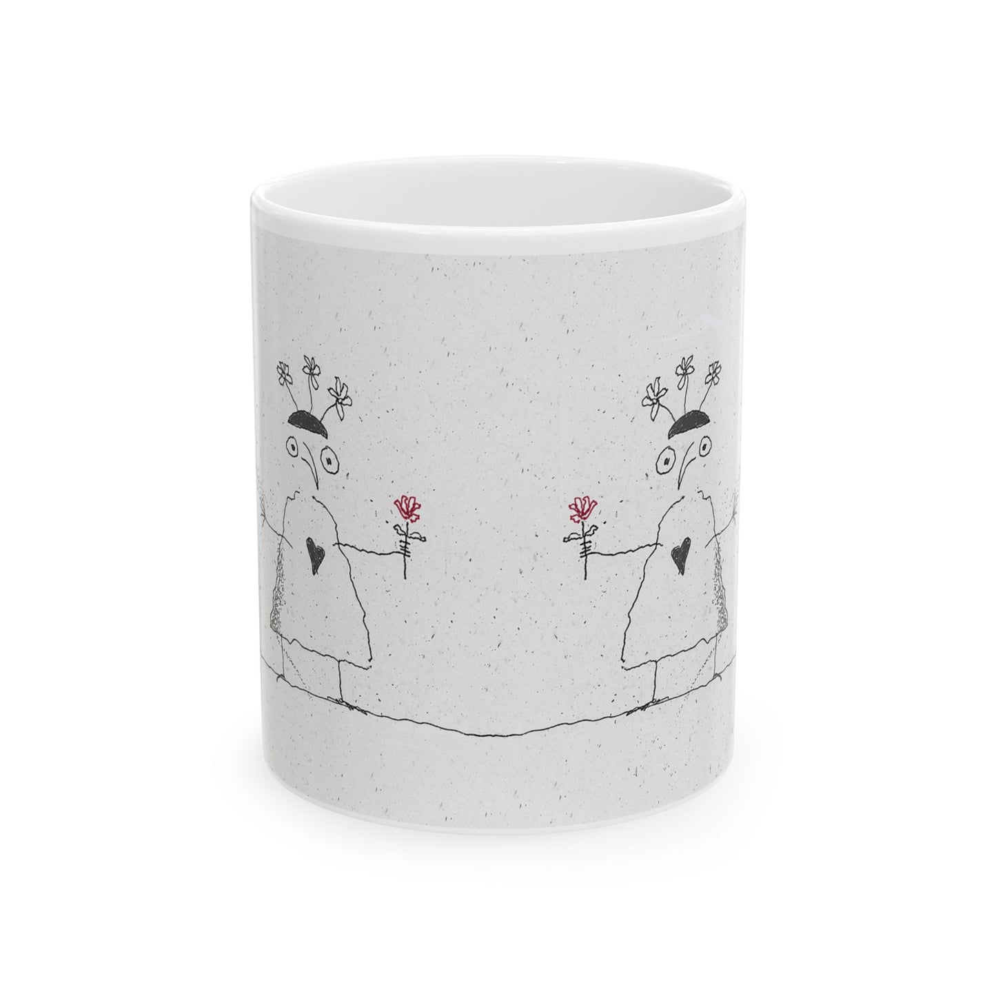 TWIN CLOWNS - Ceramic Mug, 11oz and 15 oz