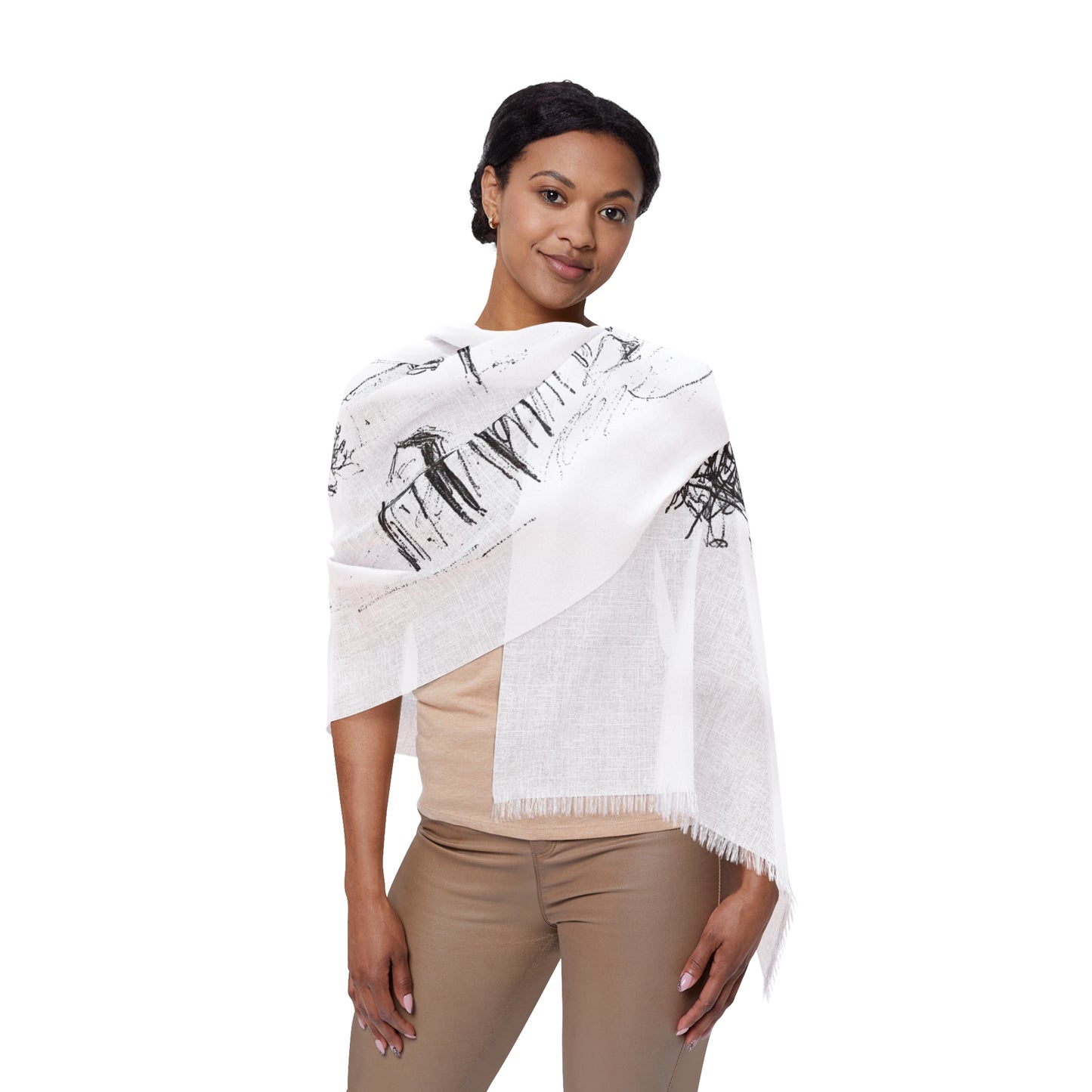 HARBOR PIER - Light Scarf