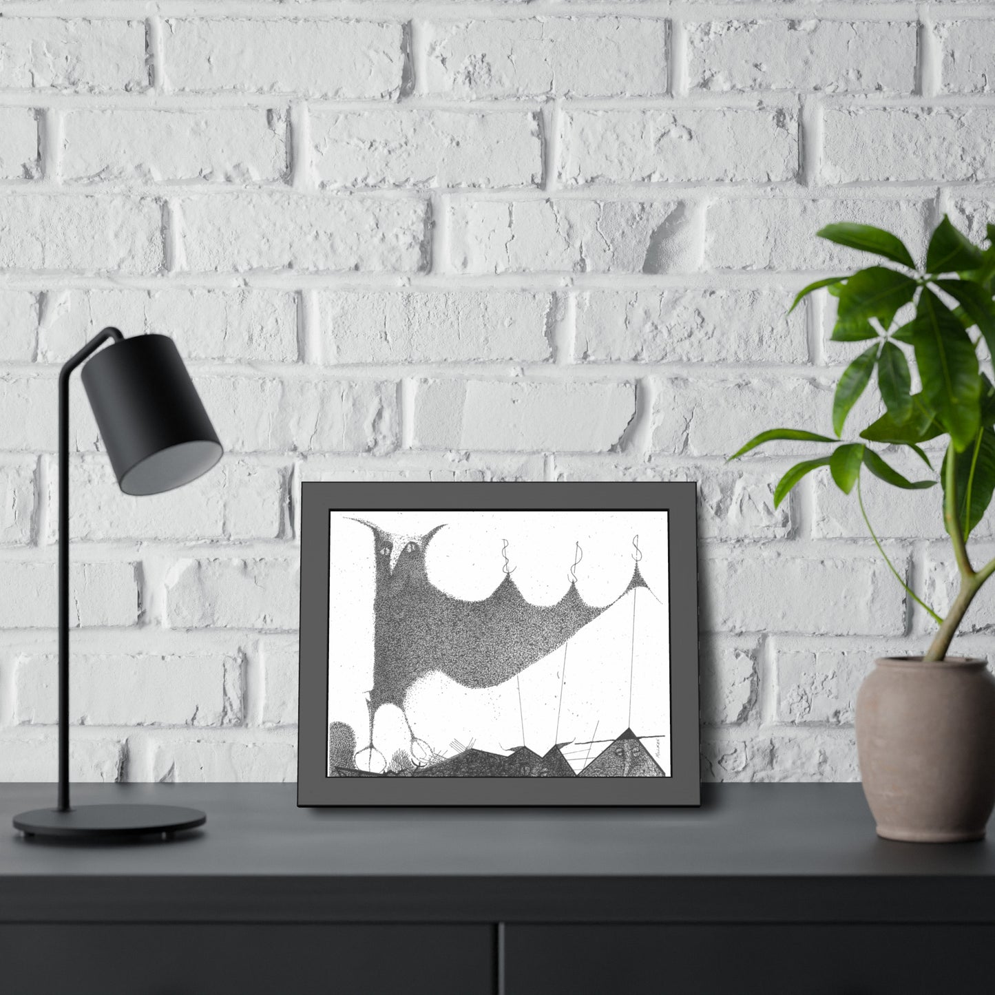 OWL PEAK - Framed Paper Print