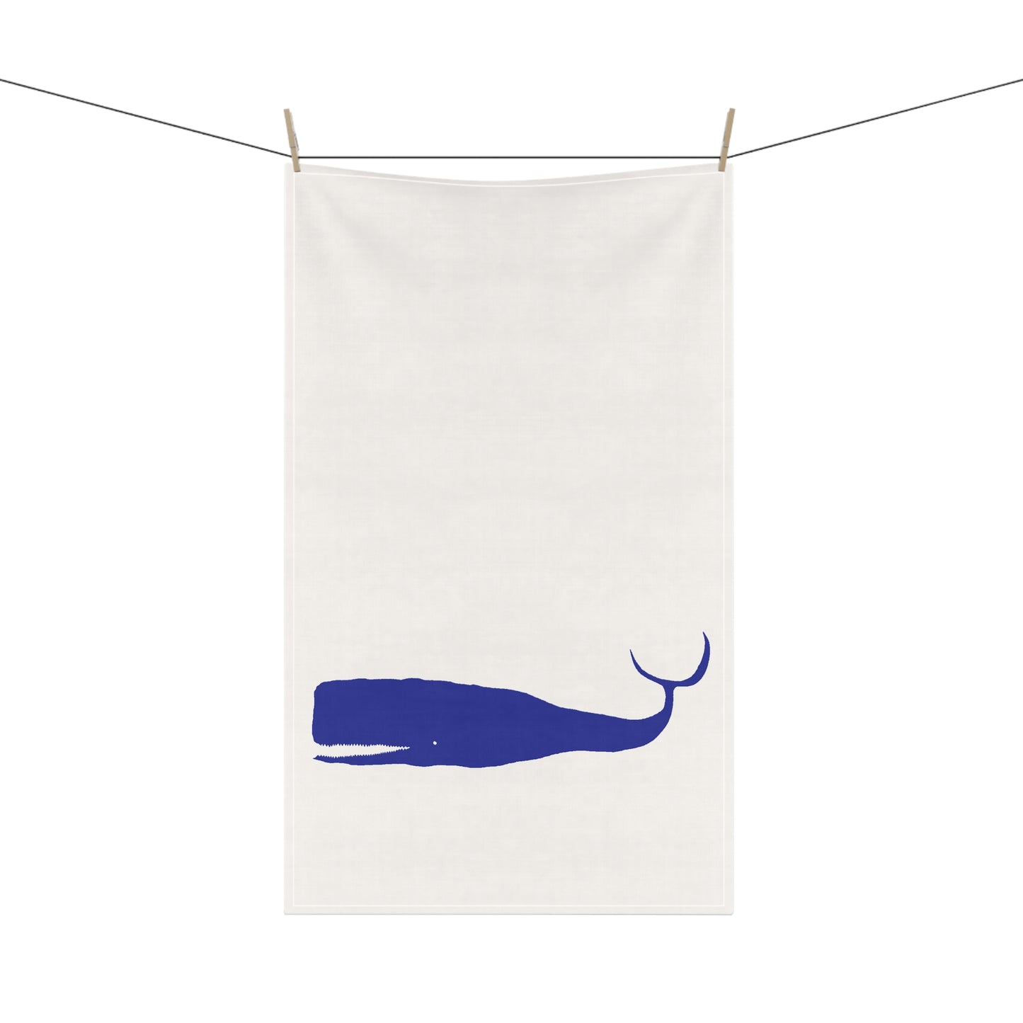 MOBY BLUE - Tea Towel/Napkin (100% Cotton)