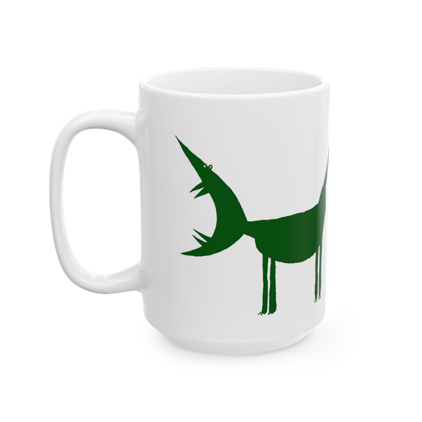 ARF! - Green Ceramic Mug, (11oz, 15oz)