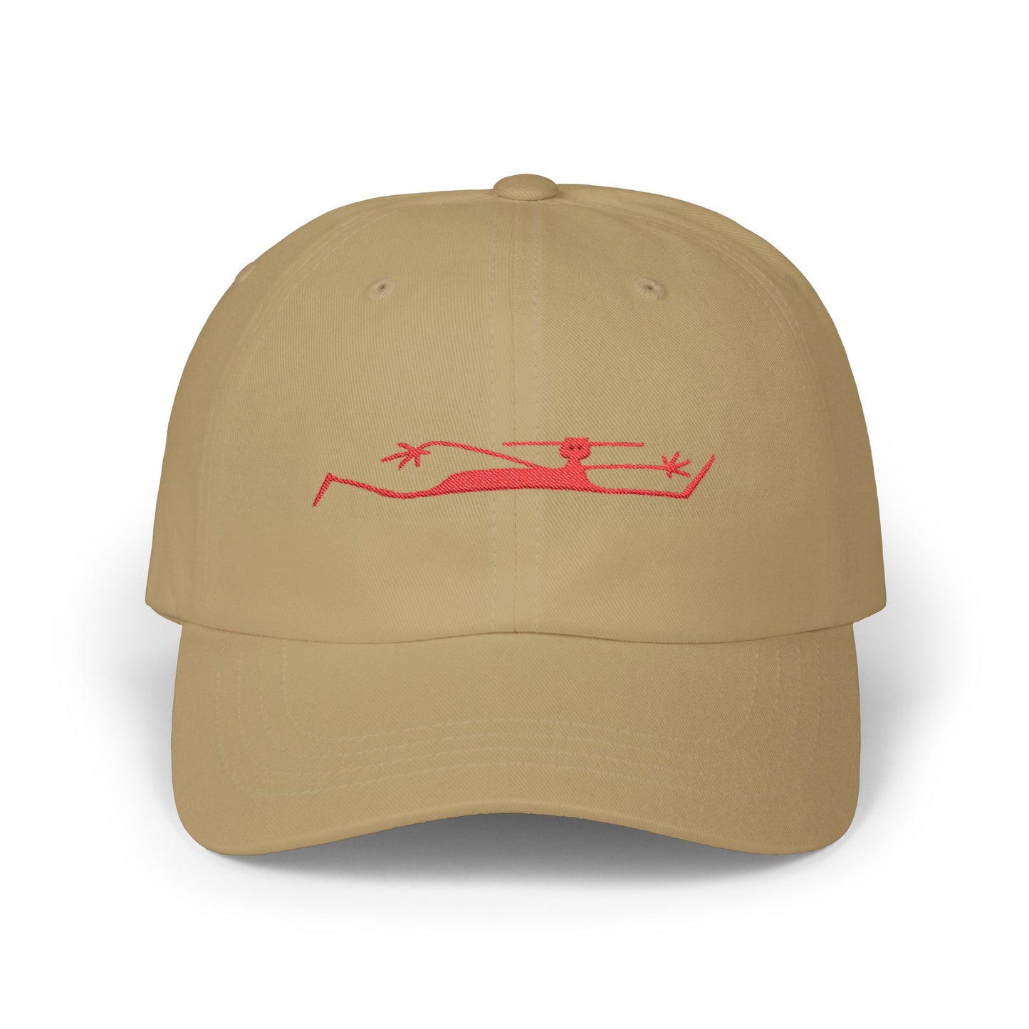 STRIVE - Red Embroidered Classic Style Cap