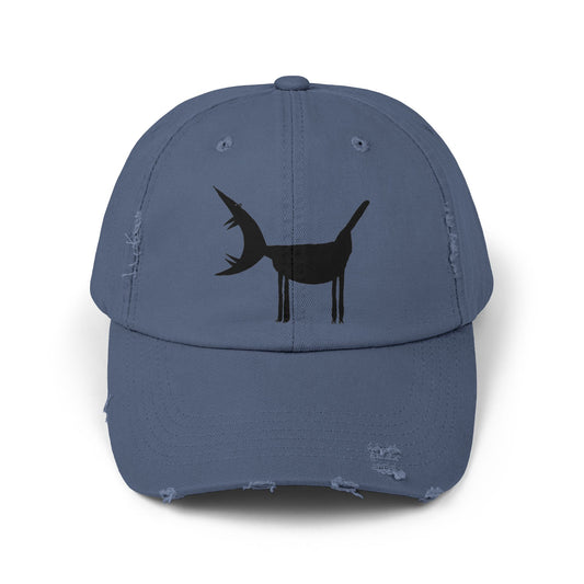 ARF! - Printed Art on Unisex Distressed Cap