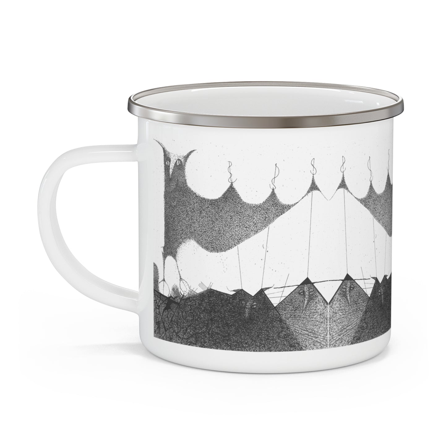 OWL PEAK - Enamel Camping Mug