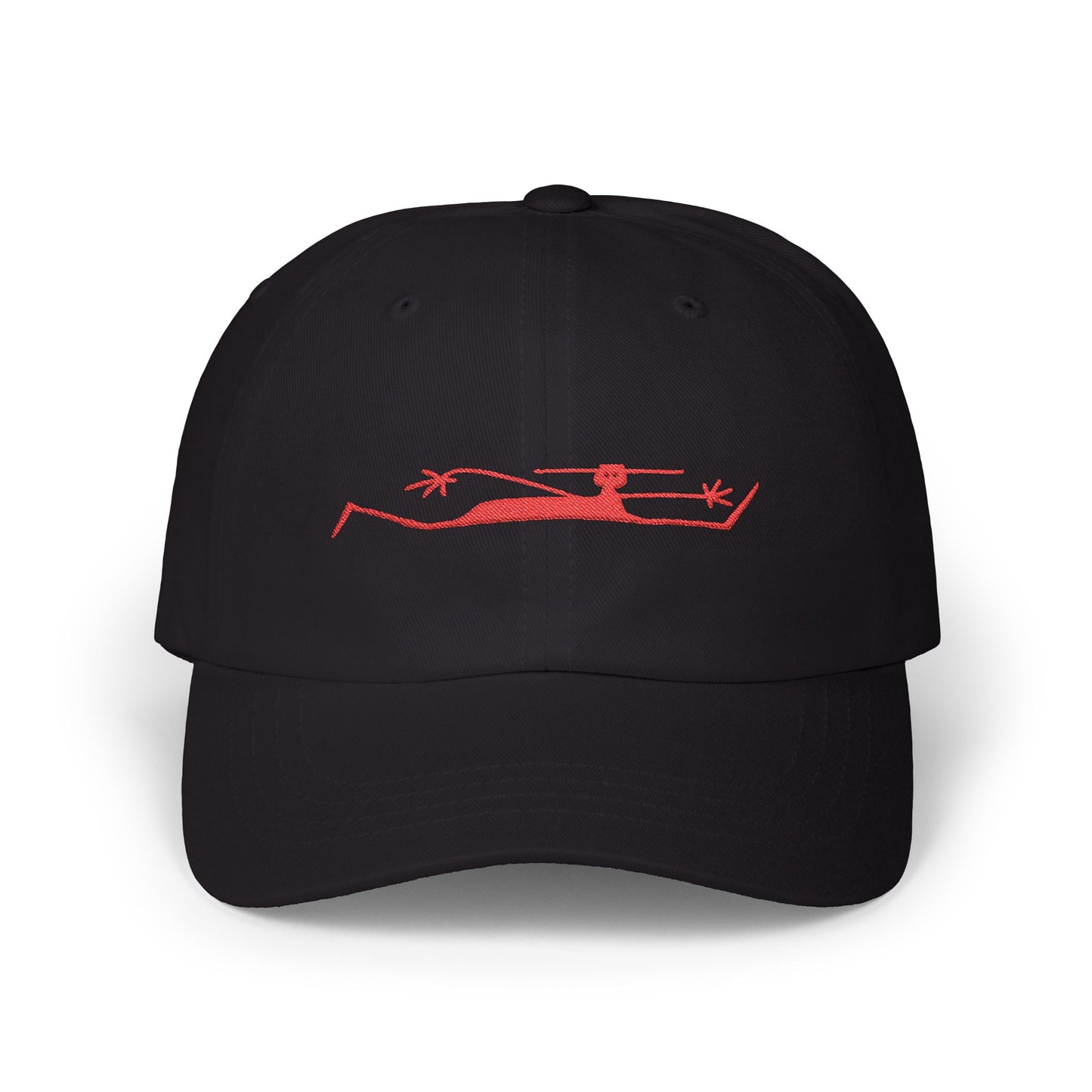 STRIVE - Red Embroidered Classic Style Cap