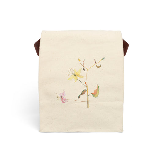 Canvas Lunch Bag With Strap