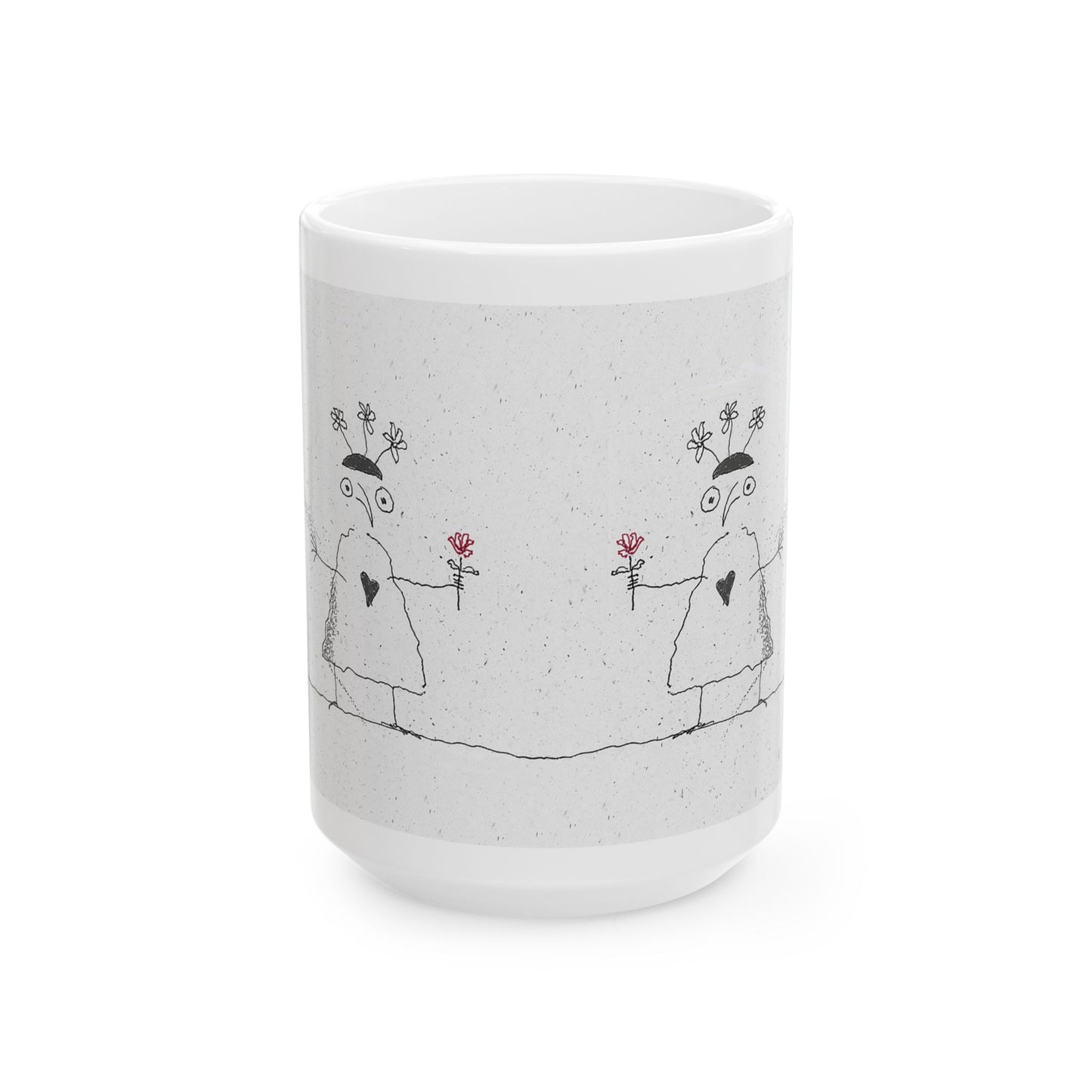 TWIN CLOWNS - Ceramic Mug, 11oz and 15 oz