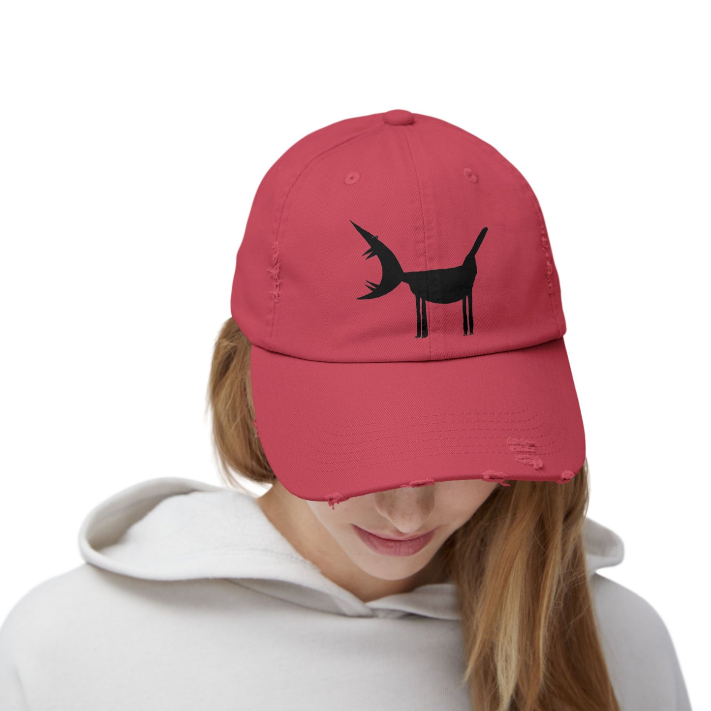 ARF! - Printed Art on Unisex Distressed Cap